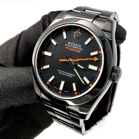 rolex milgauss pvd